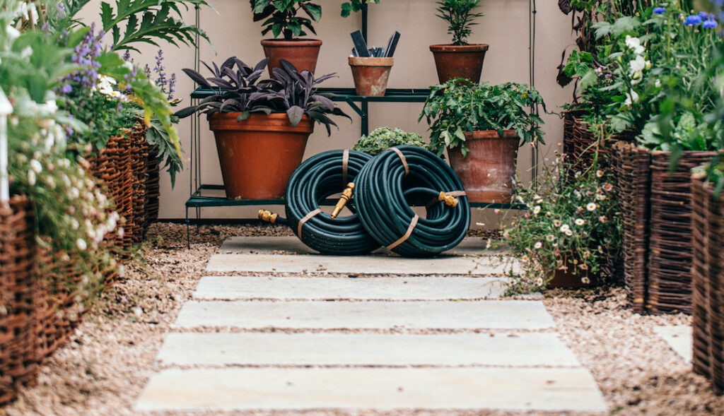 Limestone Paving & Cobbles  feature at two new stands | Chelsea Flower Show 2025