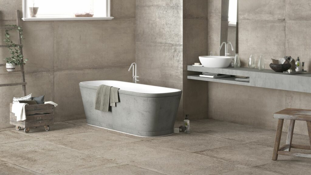Interior Trend: Grey Bathroom Tiles