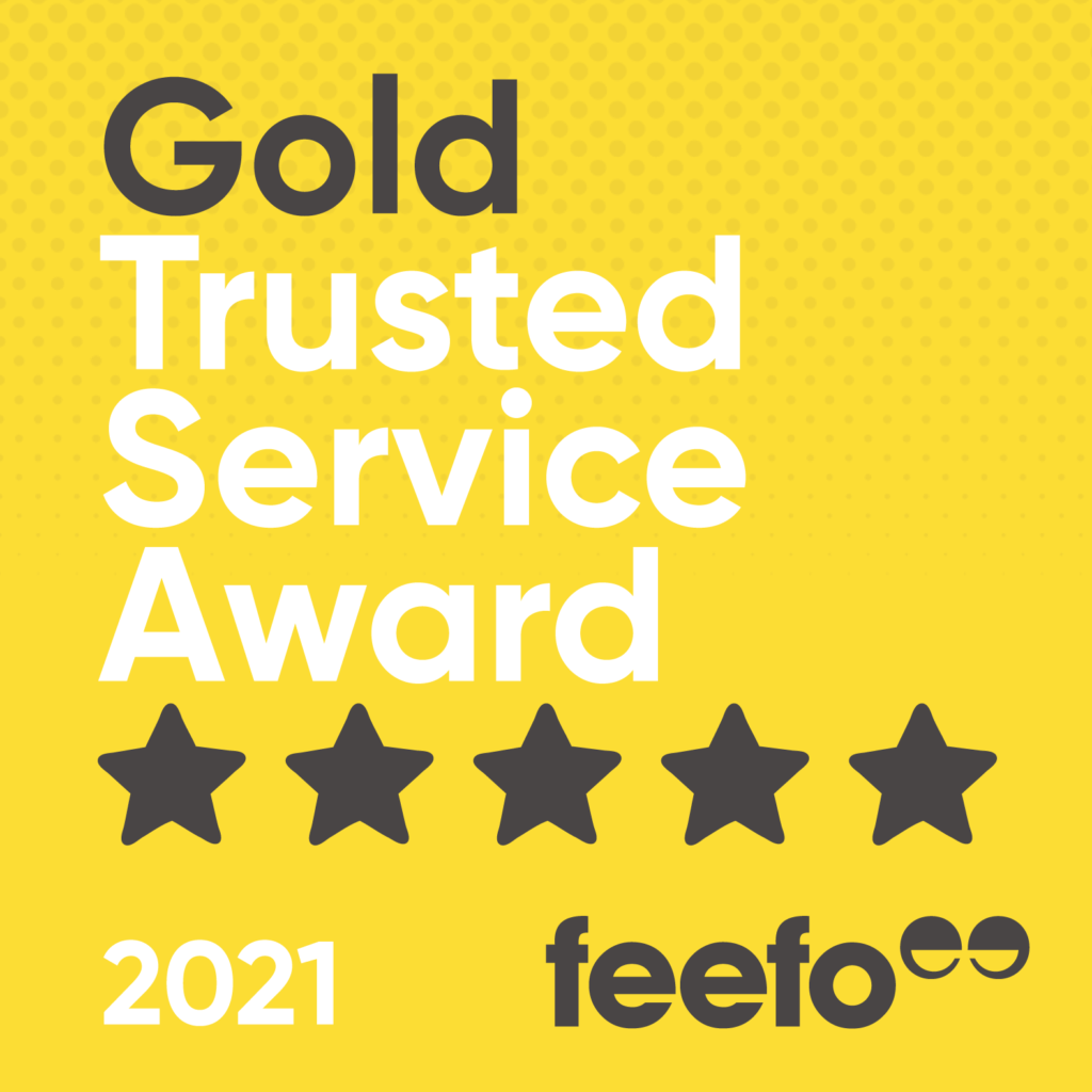 Feefo Gold Award 2021