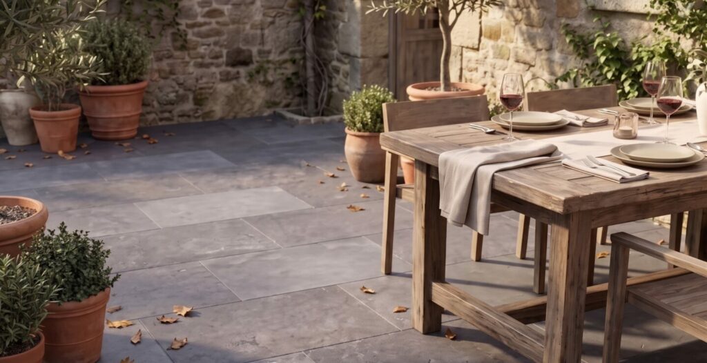 7 New Porcelain Paving Trends for 2026: From Mediterranean Sand to Heritage Grey